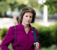 Rep. Vicky Hartzler, R-Mo., arrives for a House Republican Conference meeting