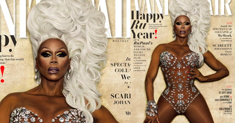 RuPaul on the cover of Vanity Fair.