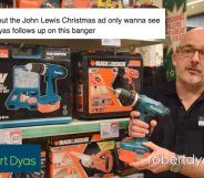 'Tis the season when Robert Dyas' iconic advert comes to a Twitter timeline near you. (Screen capture via YouTube)