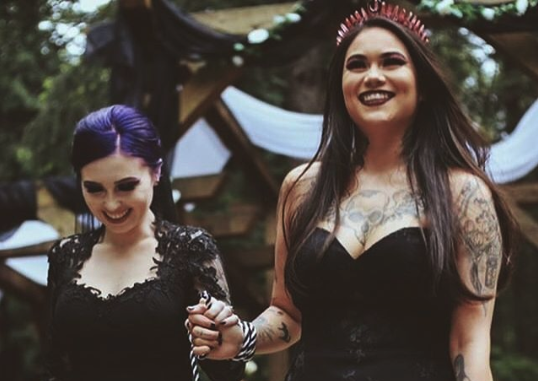 Lesbian goth brides