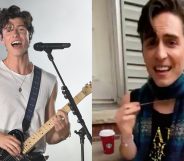 Comedian Benito Skinner has parodied signer Shawn Mendes and now everyone is screaming in gay. (Kevin Mazur/WireImage/Twitter)