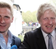 Chris Philp with Boris Johnson