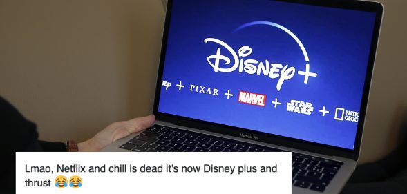 Netflix and chill < Disney Plus and thrust. (Chesnot/Getty Images)