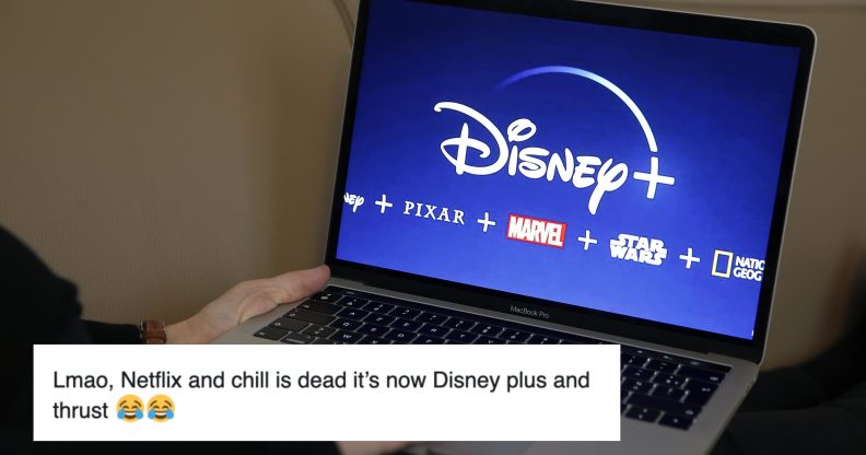 Netflix and chill < Disney Plus and thrust. (Chesnot/Getty Images)