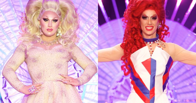 Drag Race UK winner The Vivienne and runner-up Divina De Campo