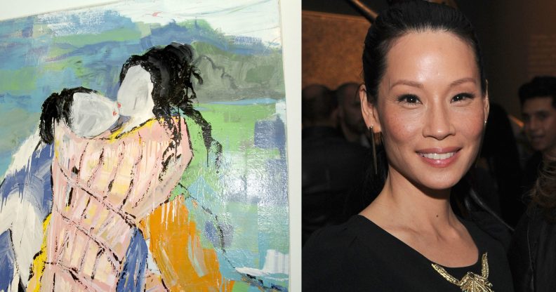 Lucy Liu Lesbian Art