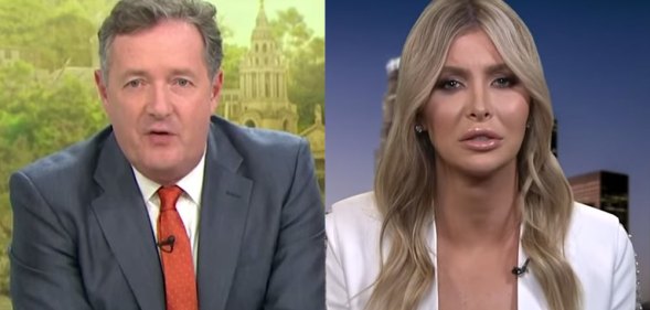 Piers Morgan and Sophia Hutchins, partner of Caitlyn Jenner