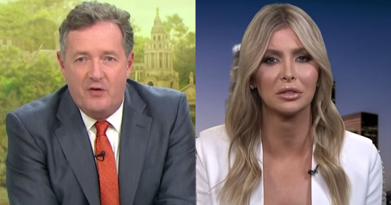 Piers Morgan and Sophia Hutchins, partner of Caitlyn Jenner