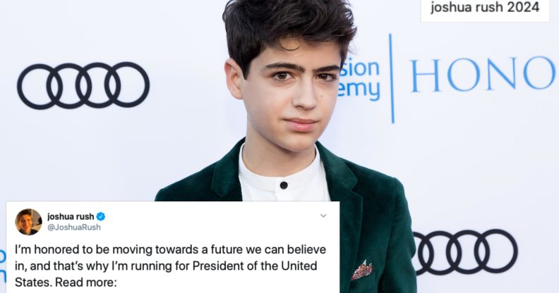 Disney Channel star Joshua Rush jokingly announced his decision to run for US president. (Greg Doherty/Getty Images)