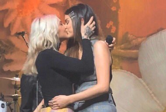 Selena Gomez and Julia Michaels shared a kiss