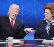 The Vivienne as Donald Trump and Baga Chipz as Margaret Thatcher