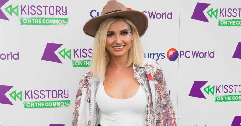 Love Island star Amy Hart. (Phil Lewis/SOPA Images/LightRocket via Getty Images)