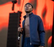 J Hus performs on stage during Wireless Festival 2019 on July 7, 2019 in London, England.