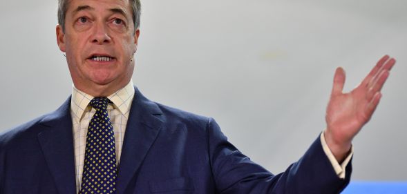 Brexit Party leader Nigel Farage