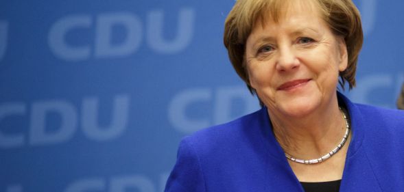 German Chancellor and leader of the German Christian Democrats Angela Merkel