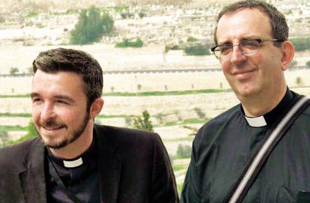 Rev Richard Coles and his civil partner Rev David Coles