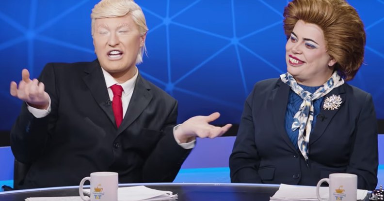 The Vivienne as Donald Trump and Baga Chipz as Margaret Thatcher