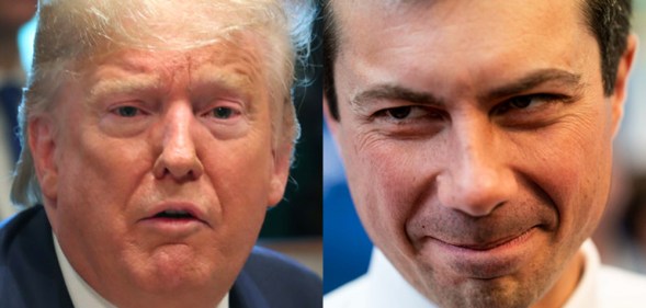 Donald Trump and Pete Buttigieg