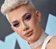 James Charles wearing a diamanté chocker