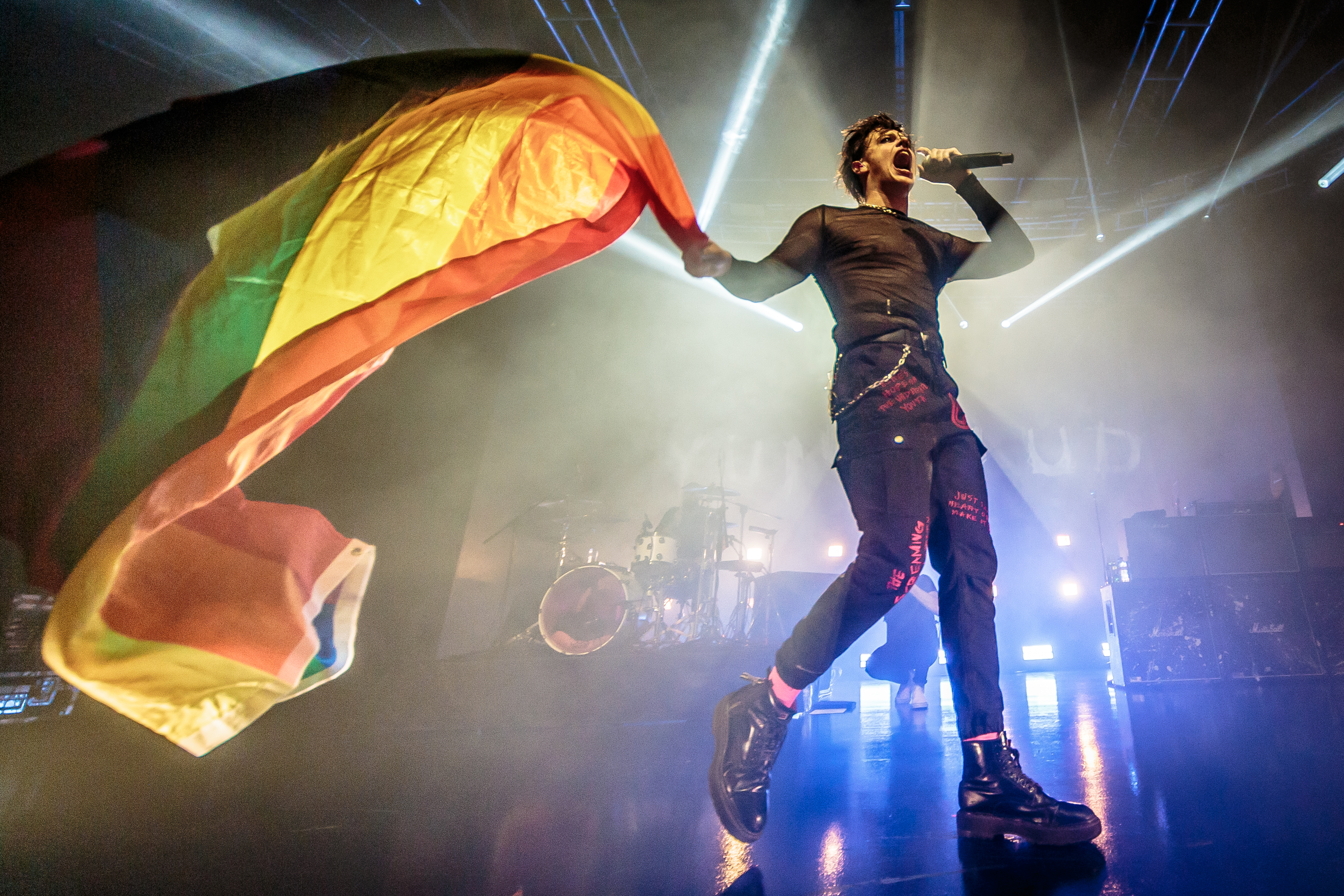 Yungblud performs on stage at Fabrique Club on November 2, 2019 in Milan, Italy.