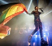 Yungblud performs on stage at Fabrique Club on November 2, 2019 in Milan, Italy.