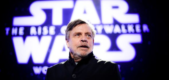 Mark Hamill attends the Premiere of Disney's "Star Wars: The Rise Of Skywalker" on December 16, 2019 in Hollywood, California.