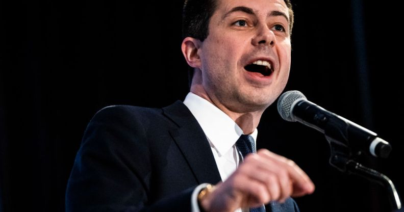 Democratic presidential candidate Mayor Pete Buttigieg