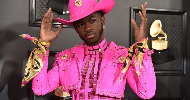 Lil Nas X as a fairy type Pokémon trainer? It was super effective! (David Crotty/Patrick McMullan via Getty Images)