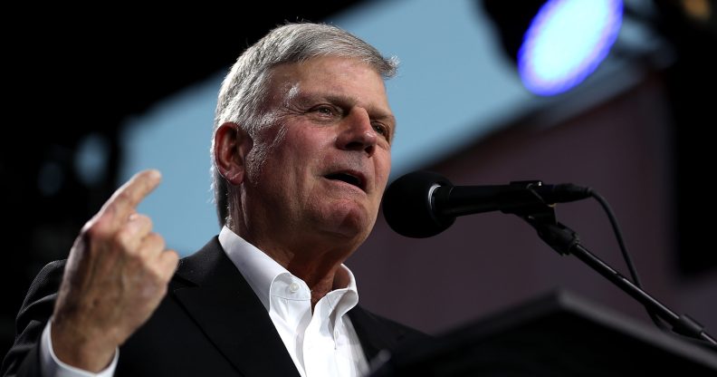 Hate preacher Franklin Graham