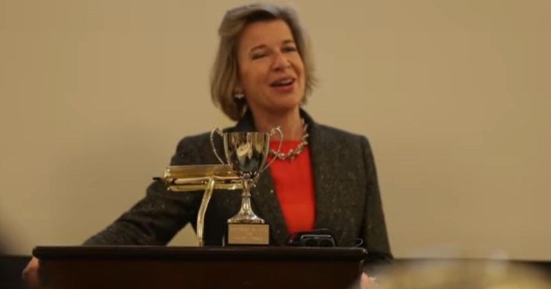 Katie Hopkins fake award