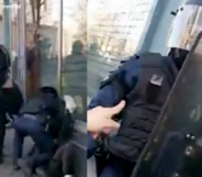 French police filmed beating HIV-positive man at yellow vests protest