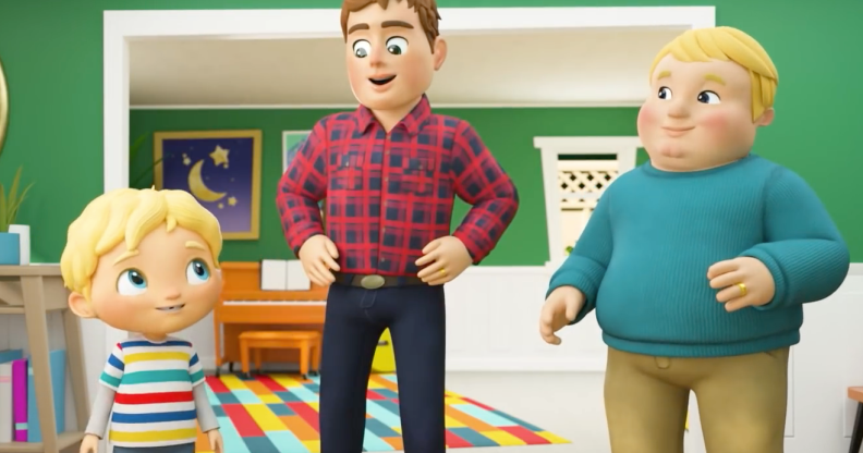 Johny Johny Yes Papa: Meme given a queer makeover with two dads