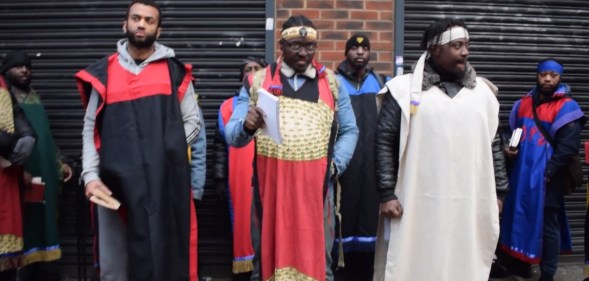 The fringe Church of Yahawashi on the streets of London