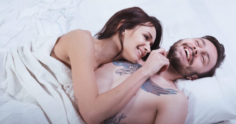 A guy hated when his girlfriend wore boxers to bed because it's "gay", showing just how strong and stable his masculinity is. (Stock photo via Elements Envato)