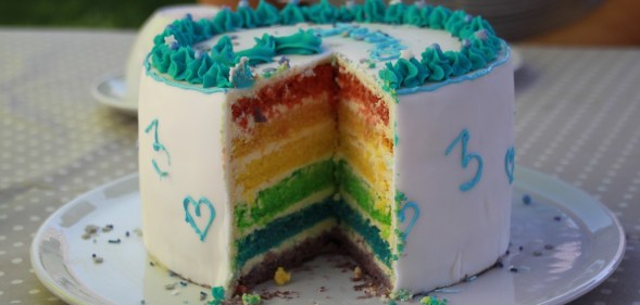 Rainbow cake