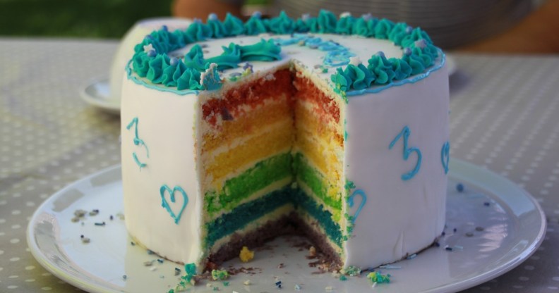 Rainbow cake