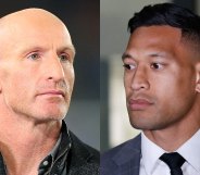 Gareth Thomas and Israel Folau