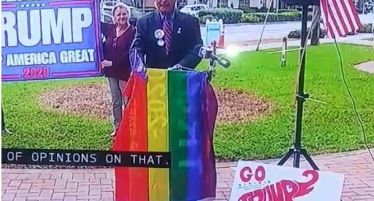 The gay Trump supporter event did not go to plan