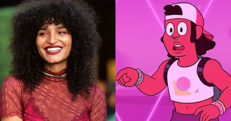 Indya Moore and their Steven Universe: Future character Shep