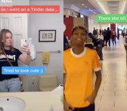 TikTok user Lauren documented her first date and it's aggressively adorable. (Screen captures via TikTok)