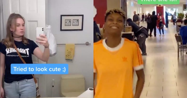 TikTok user Lauren documented her first date and it's aggressively adorable. (Screen captures via TikTok)