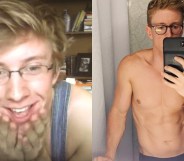 Tyler Oakley 10 years ago and now.