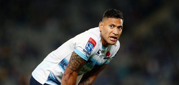 Israel Folau of the Waratahs