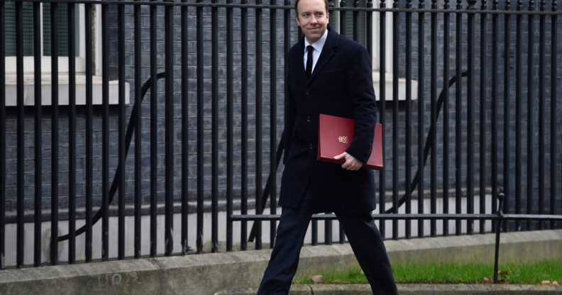 Health secretary Matt Hancock announced tougher measures to clamp down on violence towards healthcare providers. (Peter Summers/Getty Images)