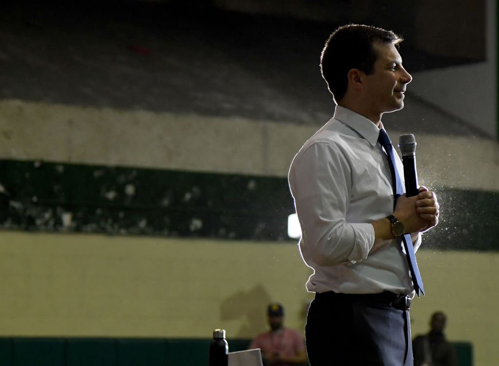 Democratic presidential candidate Pete Buttigieg 