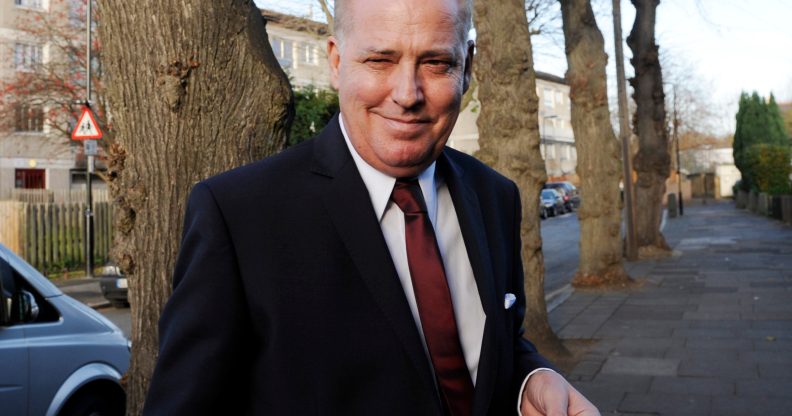 British entertainer Michael Barrymore. (FACUNDO ARRIZABALAGA/AFP via Getty Images)