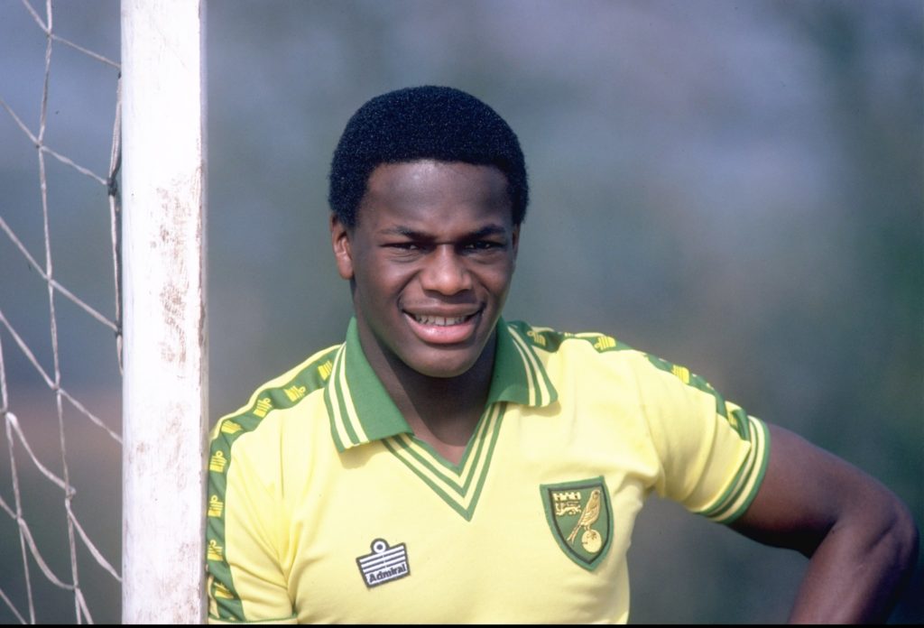 Justin Fashanu of Norwich City. (Allsport UK /Allsport/Getty Images)