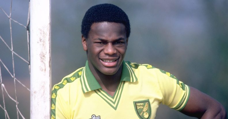 Justin Fashanu of Norwich City. (Allsport UK /Allsport/Getty Images)