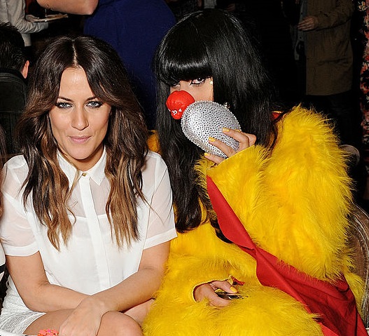 Caroline Flack and Jameela Jamil in 2013