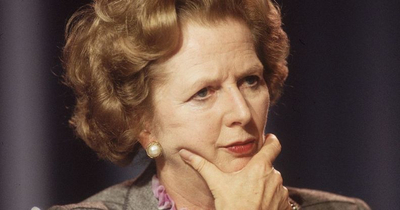 British prime minister Margaret Thatcher imposed the loathed homophobic law Section 28